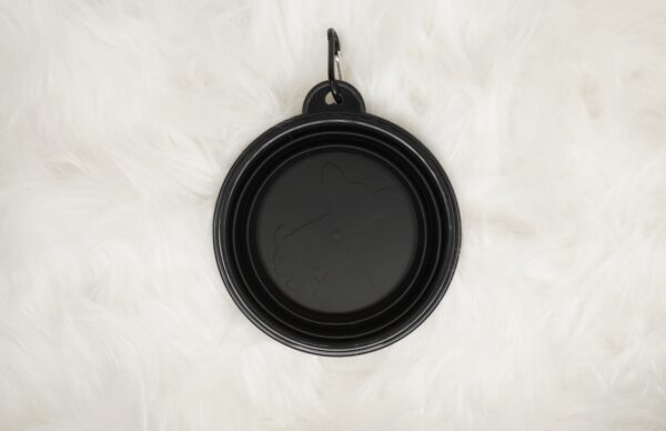 Frenchie Portable Dog Bowl